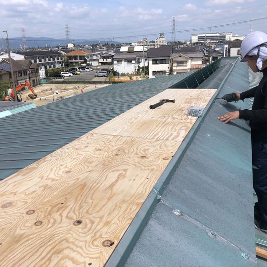 枚方市小規模修繕(津田南小学校)雨漏り修繕