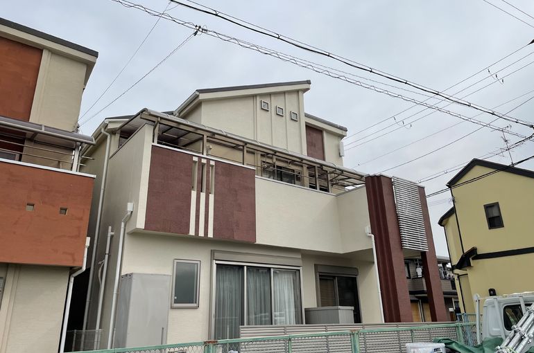 大阪府枚方市野村元町外壁塗装工事